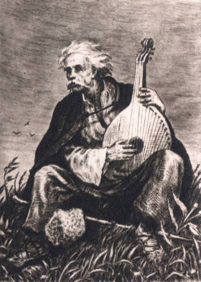 Image - Vasyl Kasiian: Illustration to the poem Perebendia by Taras Shevchenko.